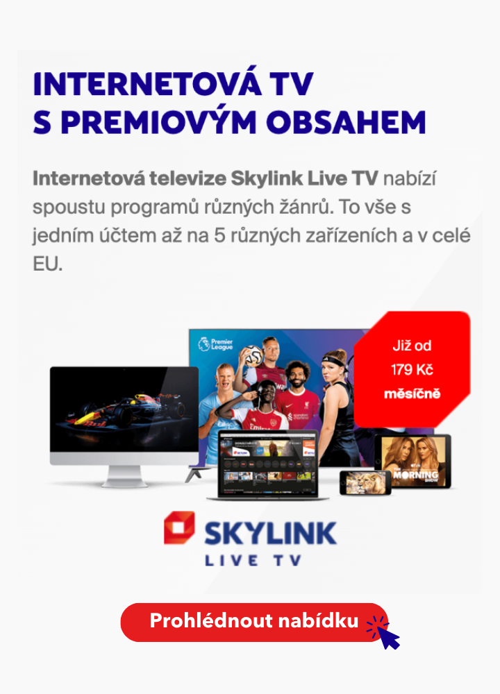 Internetová televize od Skylink