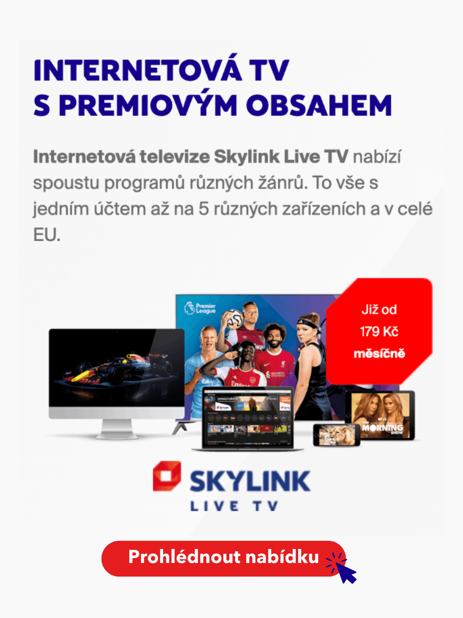 Internetová televize od Skylink